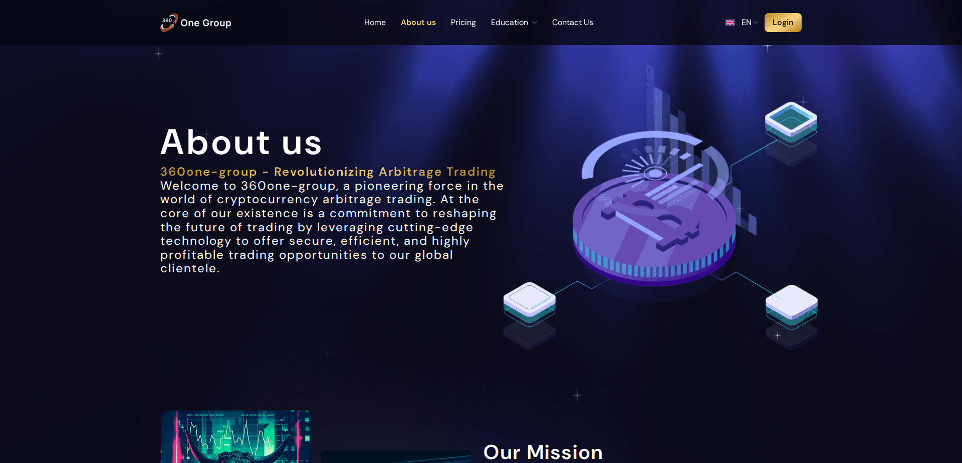 Website screenshot for https://www.360one-group.com/ - 3