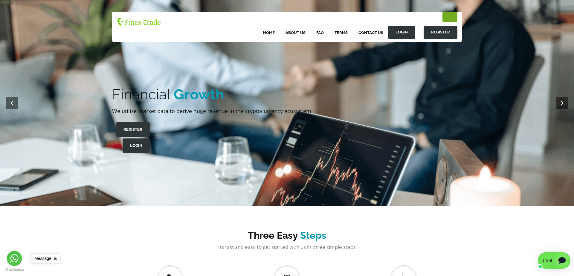 Website screenshot for https://finex-trade.com/ - 1