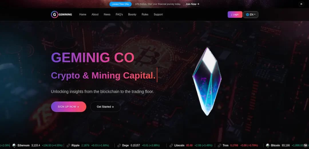 Screenshot gemining.net - 1