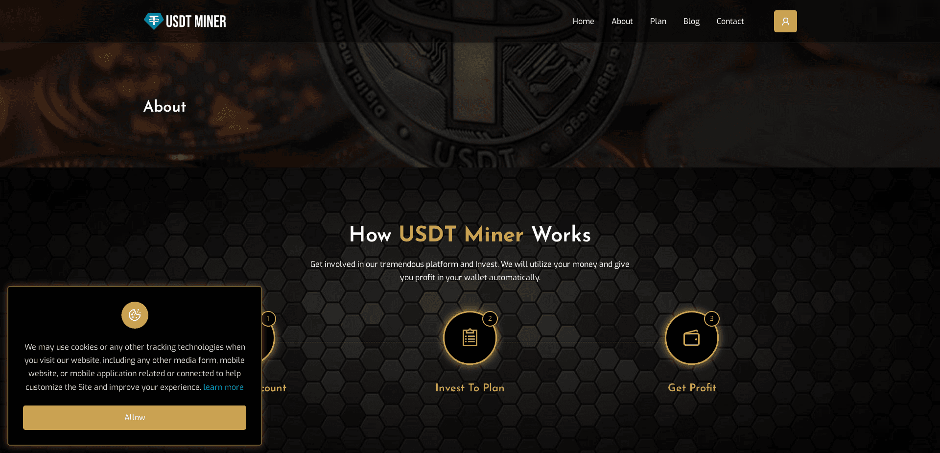 Website screenshot for https://usdt-miner.com/ - 3