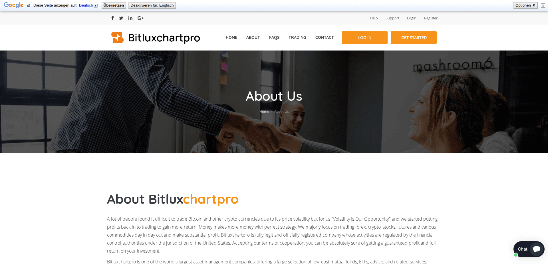 Website screenshot for https://bitluxchartpro.com/ - 3