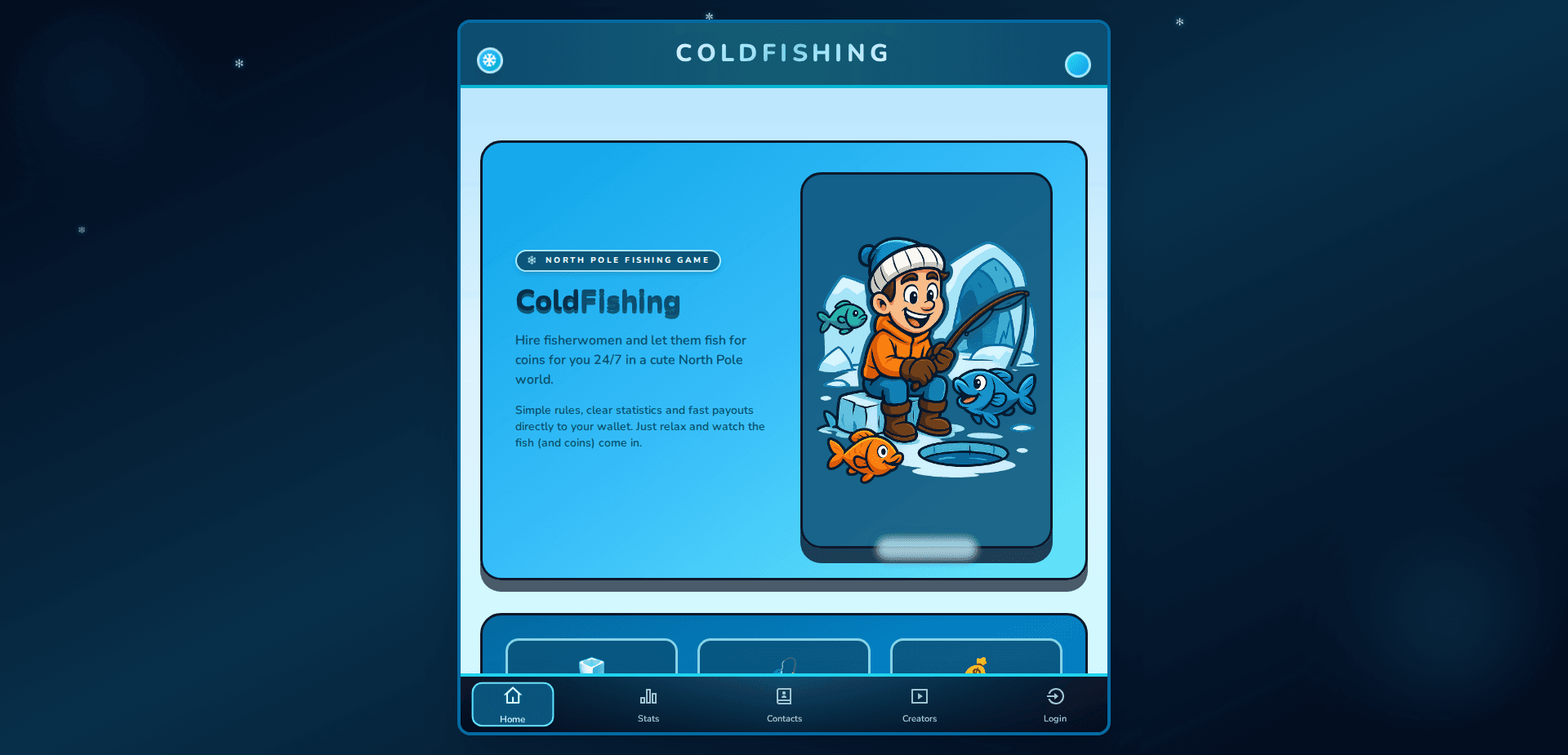 Website screenshot for https://coldfishing.online/ - 1