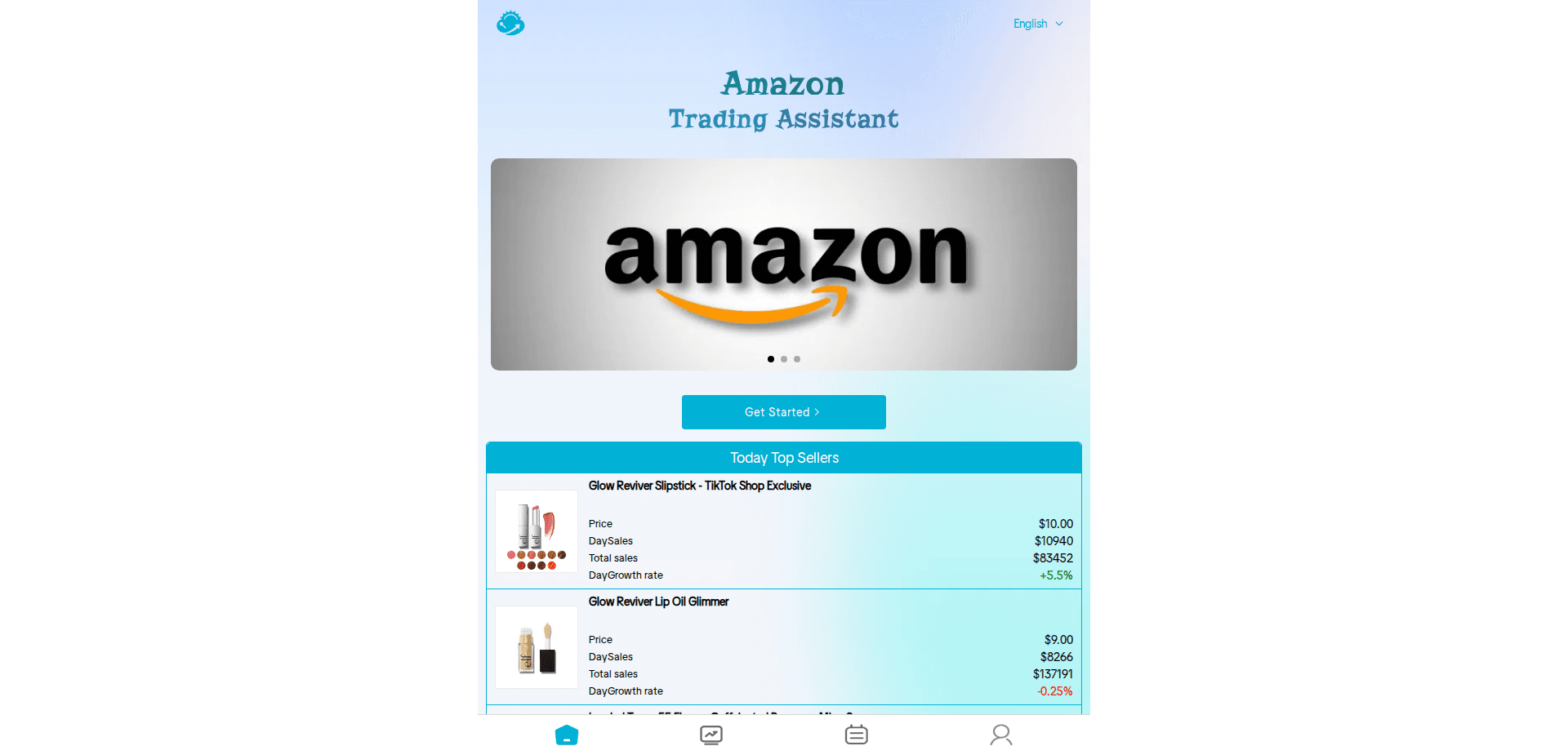 Website screenshot for https://amztrade.shop/ - 1