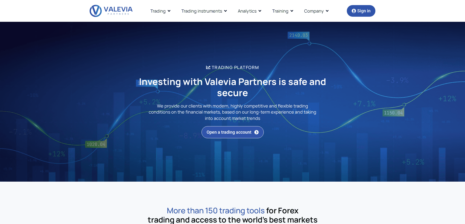 Website screenshot for https://valeviapartners.net/ - 1