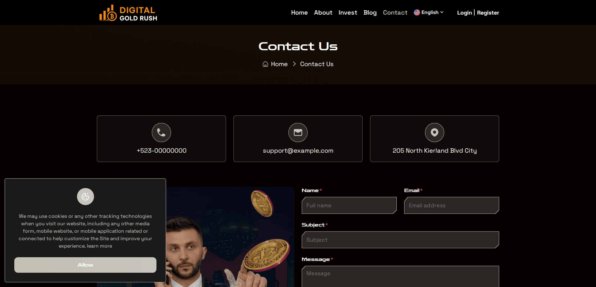 Website screenshot for https://digorush.com/ - 2