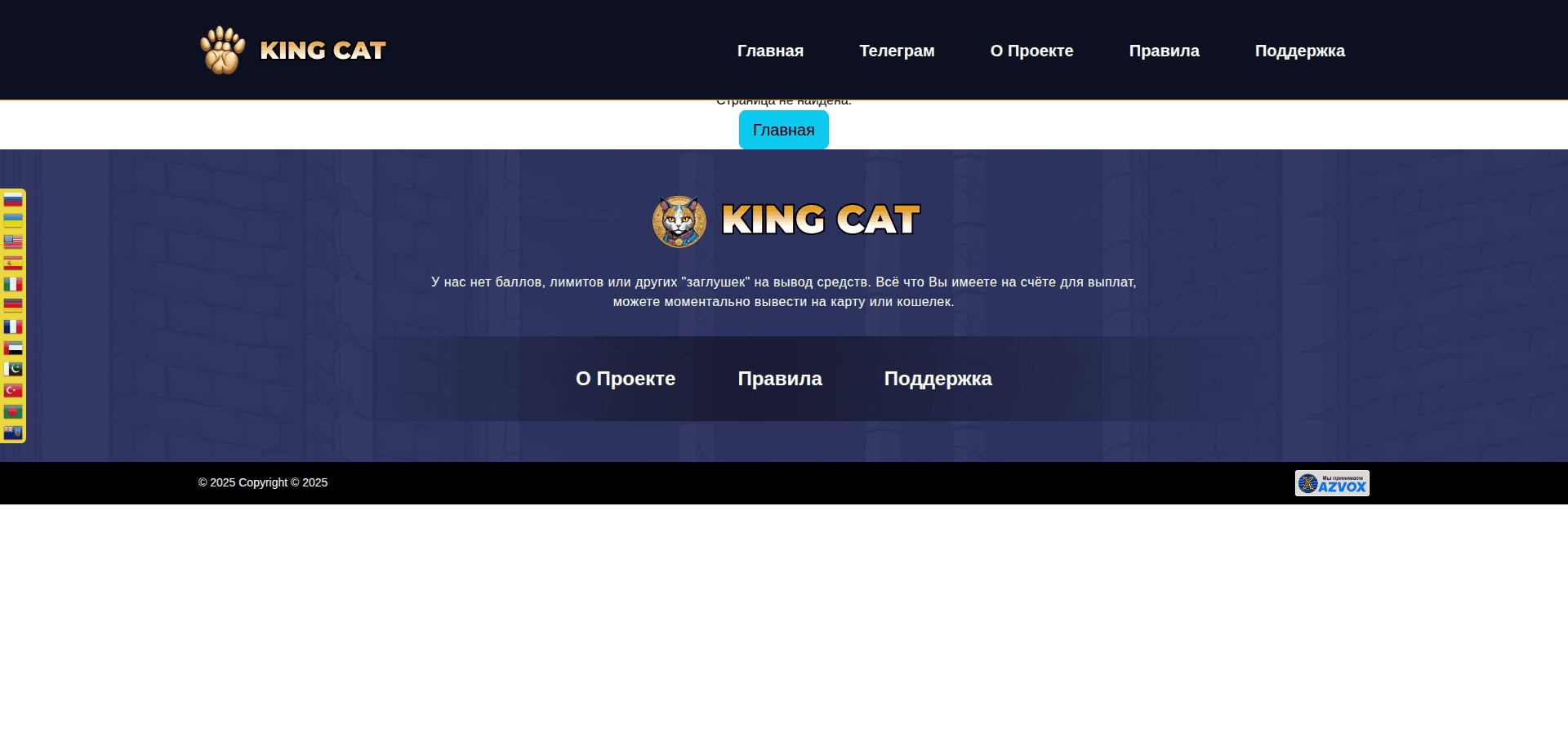 Website screenshot for https://king-cat.icu/ - 2