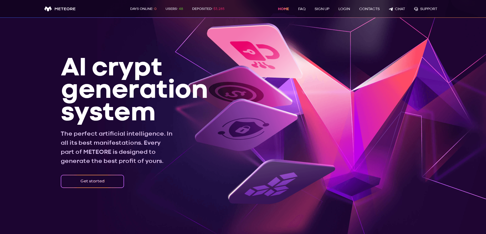 Website screenshot for https://meteore.app/ - 1