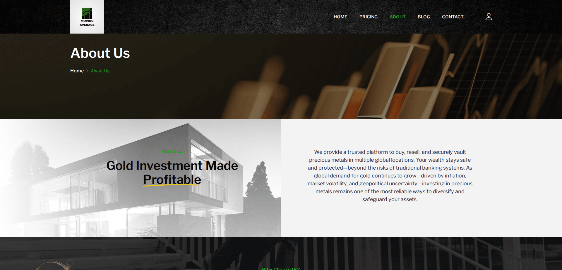 Website screenshot for https://themovingaverage.online/ - 1