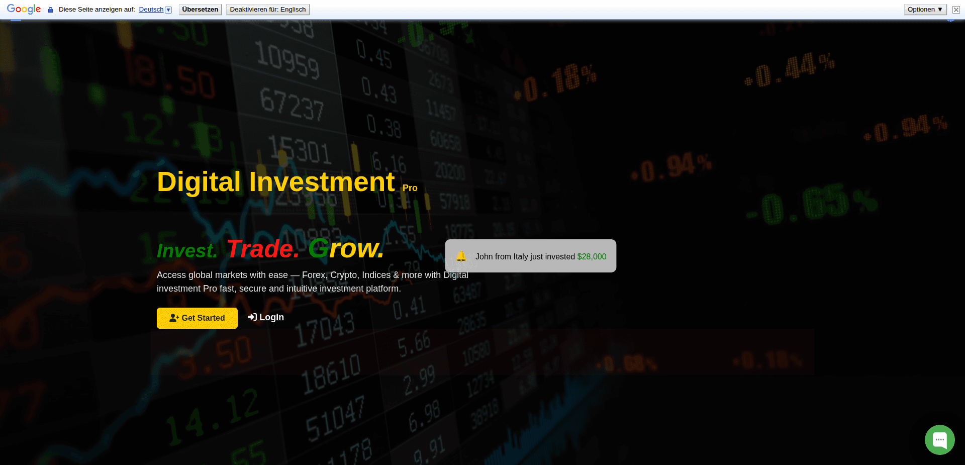Website screenshot for https://digitalinvestmentpro.com/ - 1