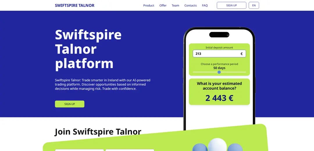 Swiftspire Talnor обзор и честные комментарии