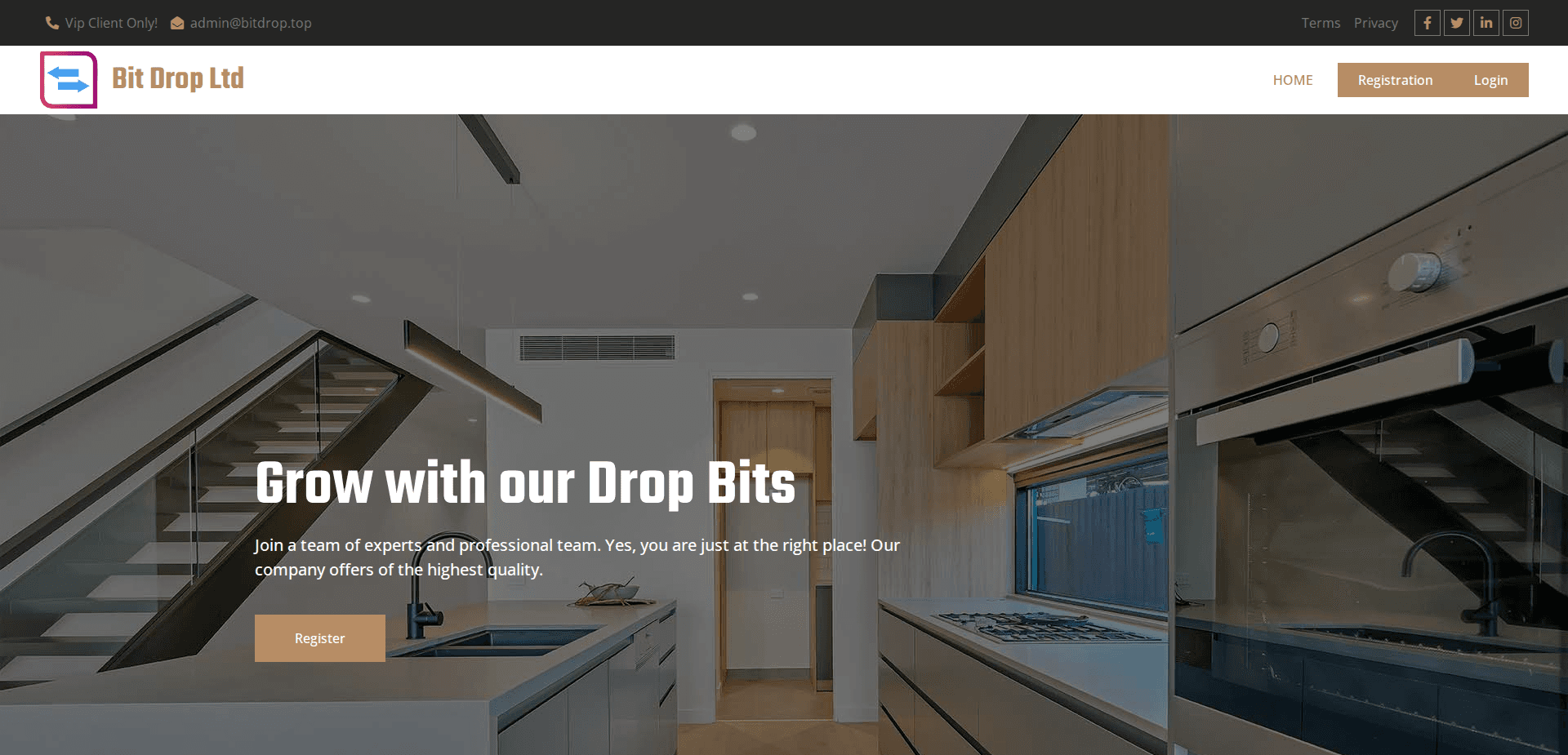 Website screenshot for https://bitdrop.top/ - 1