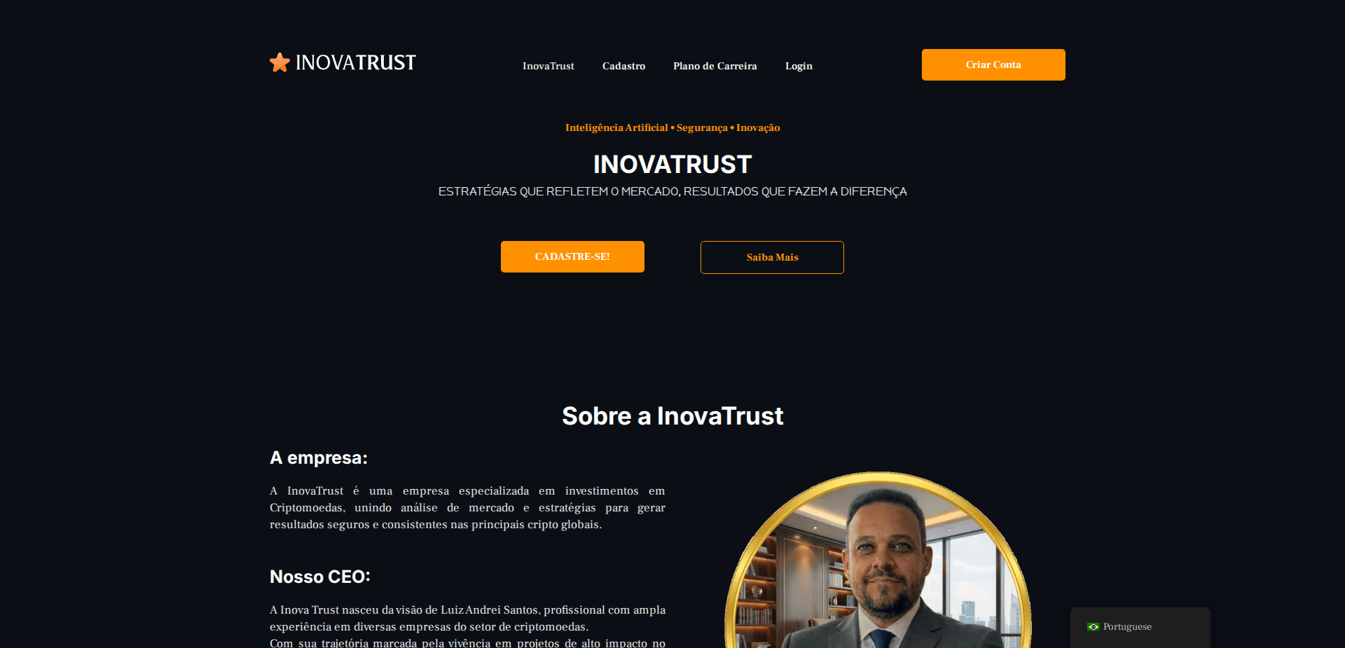 Website screenshot for https://inovatrust-global.pro/ - 1