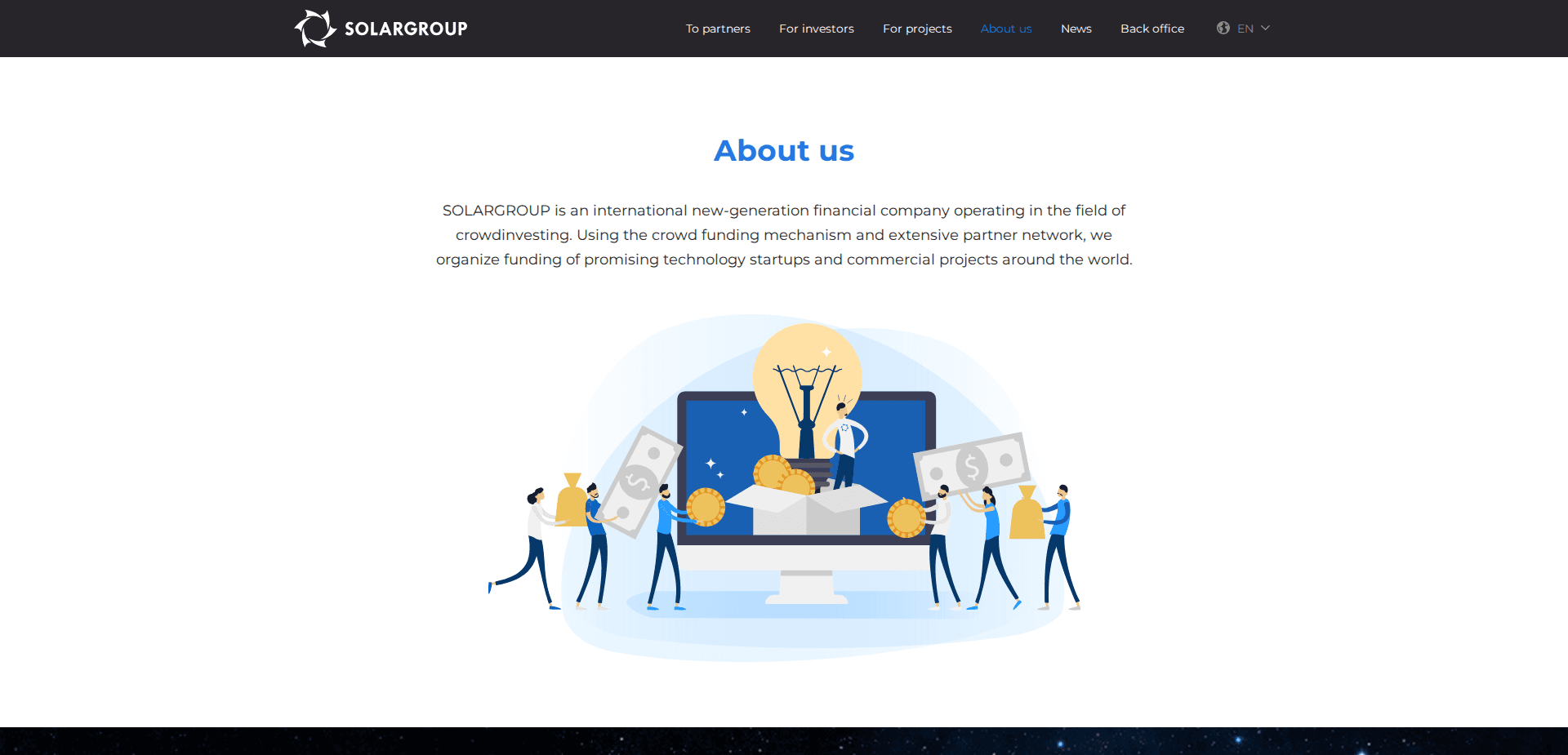 Website screenshot for https://solar.group/ - 3