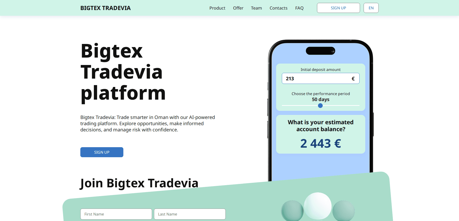 Website screenshot for https://bigtex-tradevia.com/ - 1