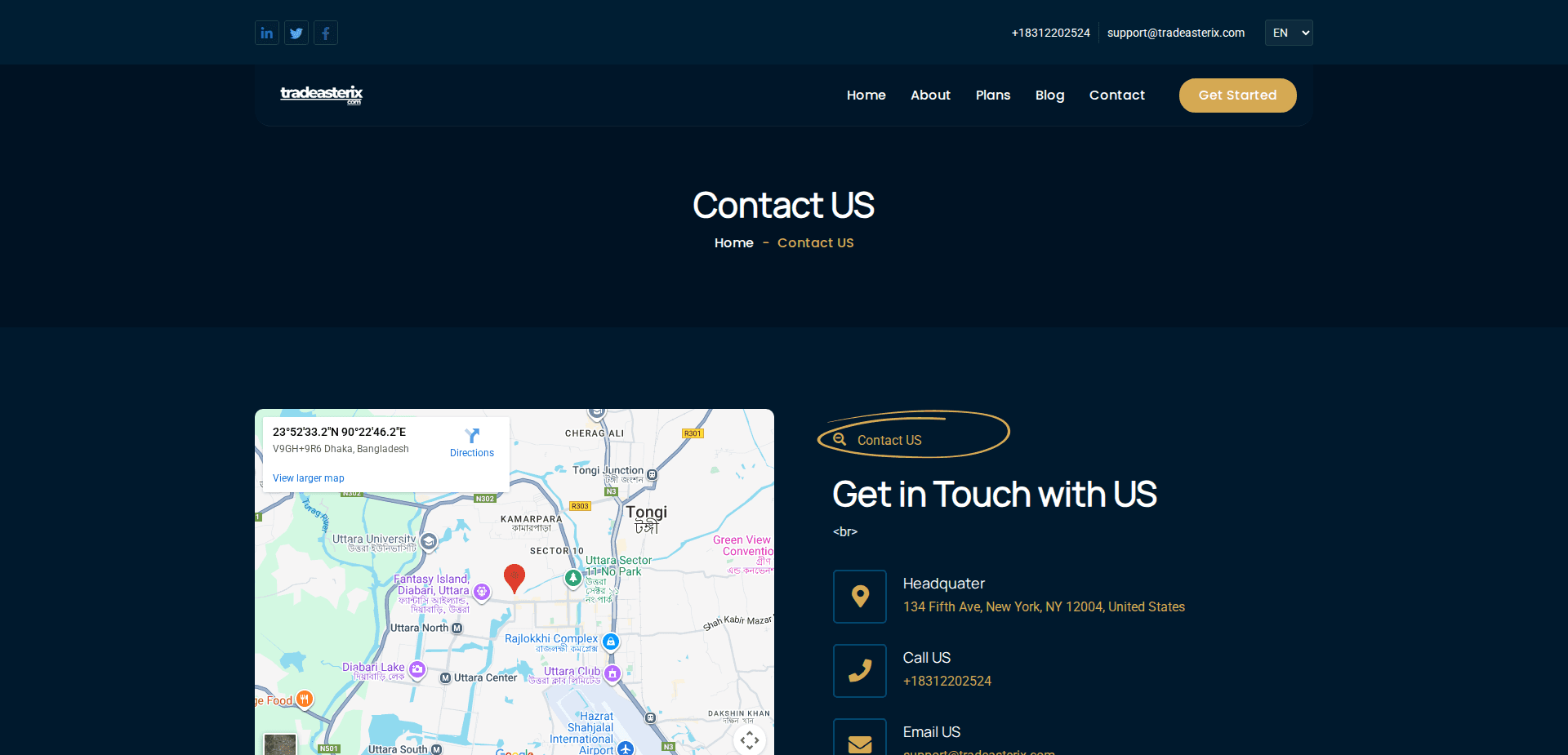 Website screenshot for https://tradeasterix.com/ - 2