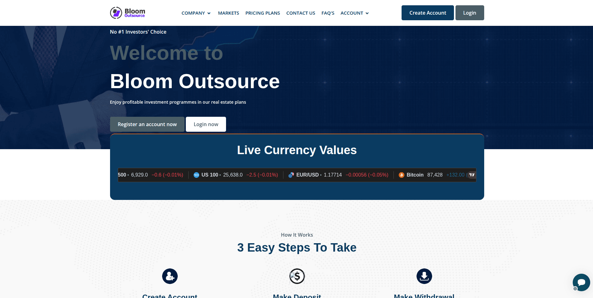 Screenshot bloomoutsource.ltd - 1