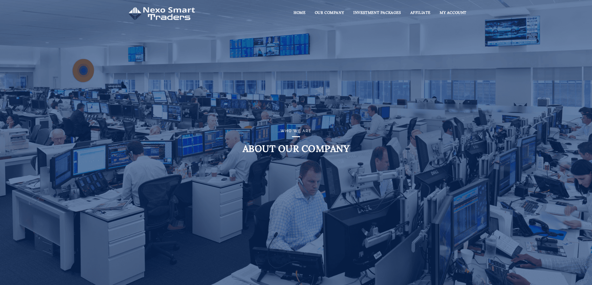 Website screenshot for https://nexosmarttraders.com/ - 2