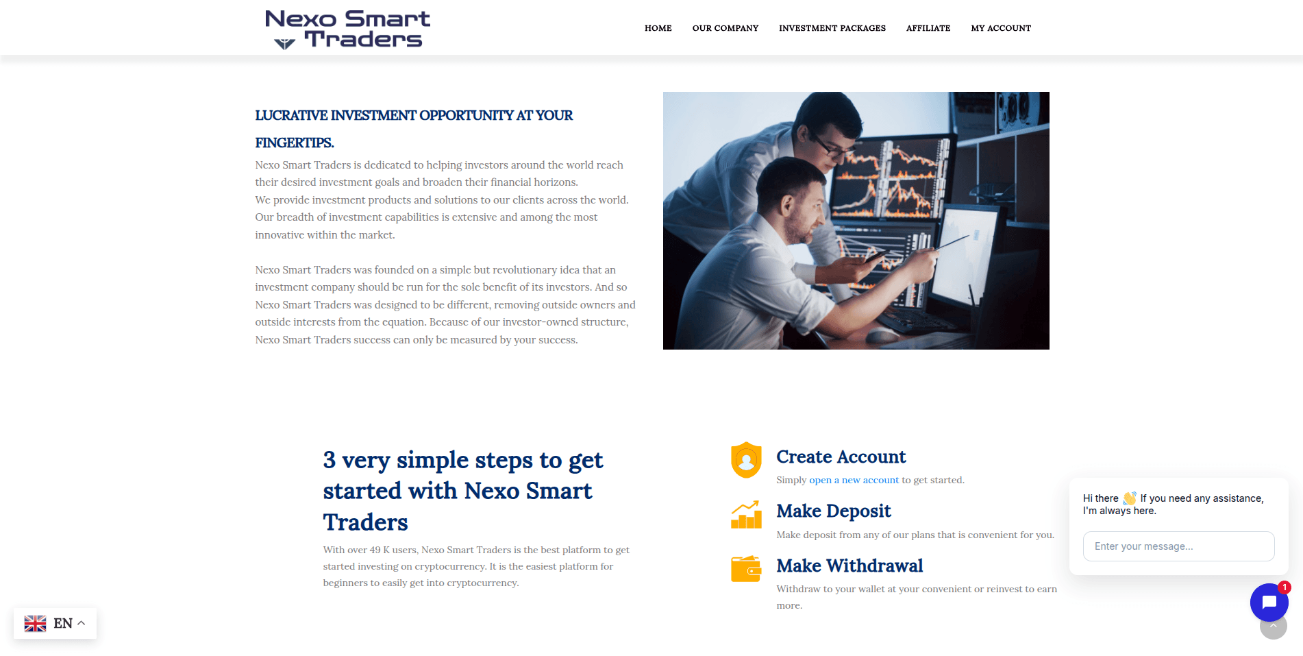 Nexo Smart Traders условия использования