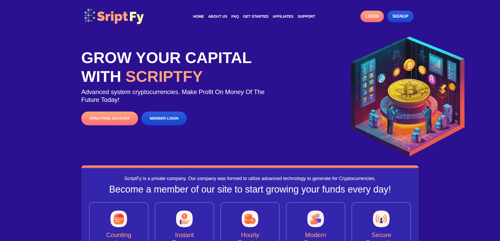Website screenshot for https://scriptfy.top/ - 1
