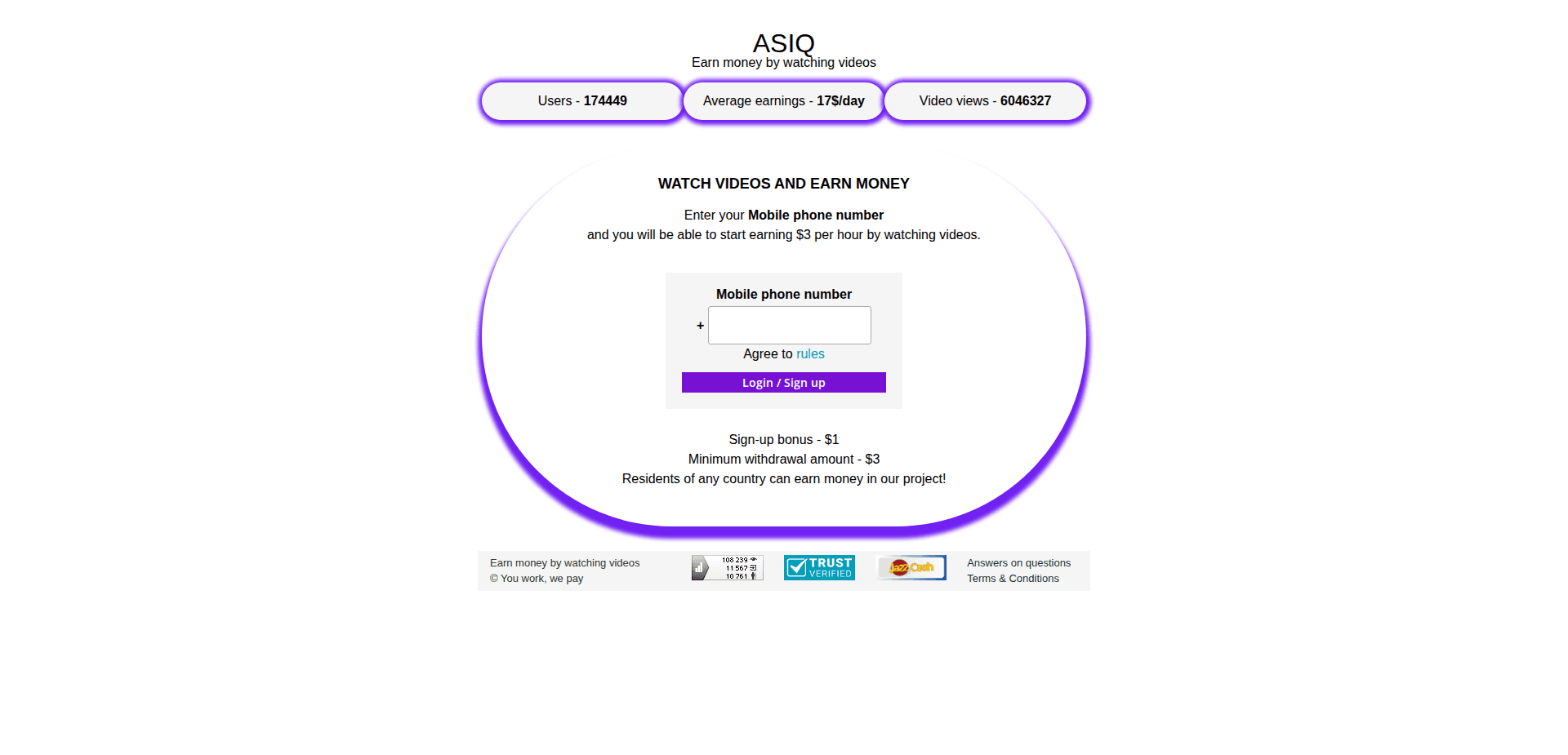 Website screenshot for https://asiq.pro/ - 1
