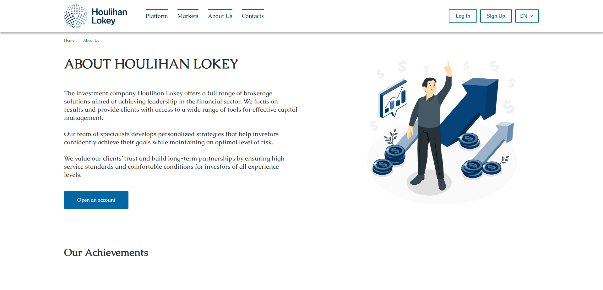 Website screenshot for https://hltraders.com/ - 2