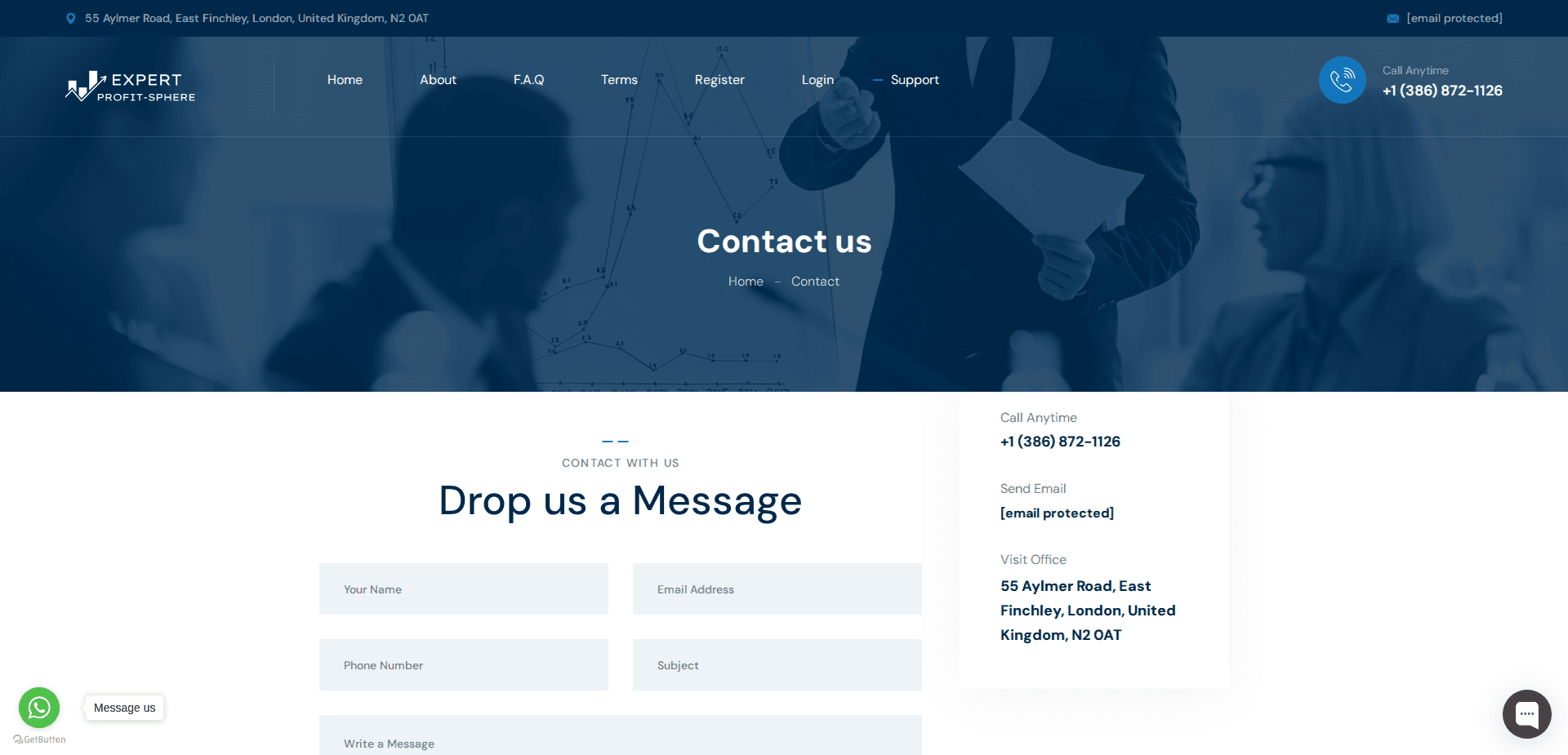 Website screenshot for https://expertprofitsphere1.com/ - 1