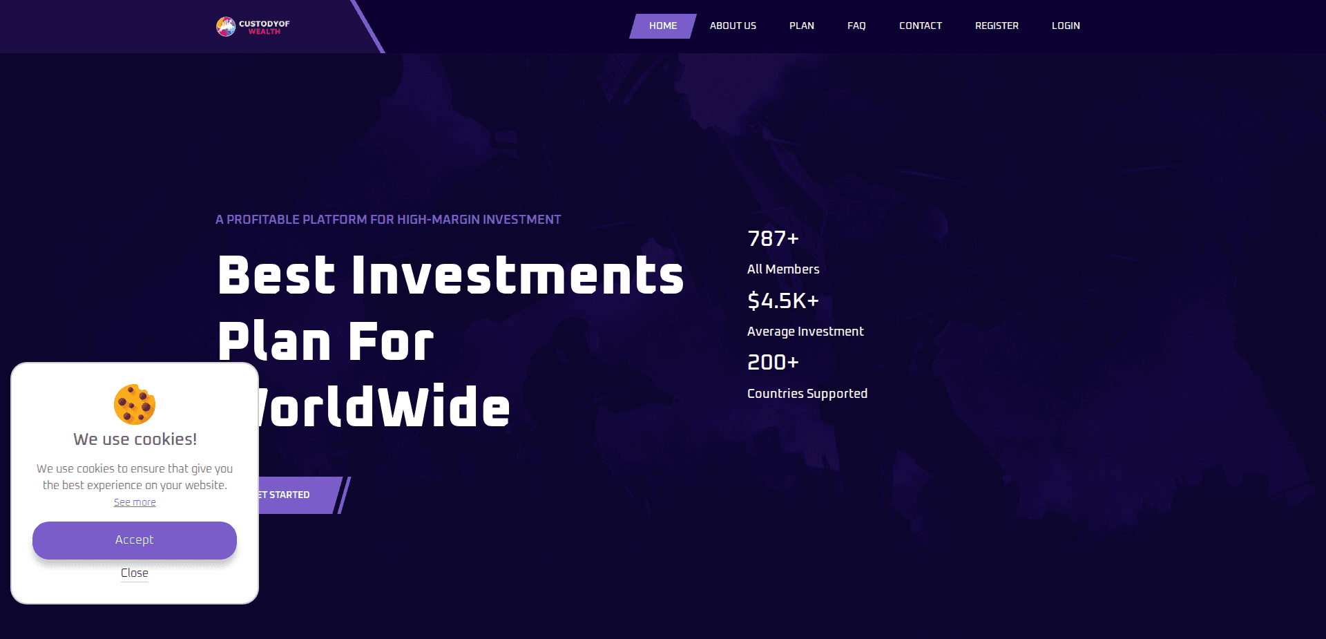Website screenshot for https://custodyofwealth.cloud/ - 1