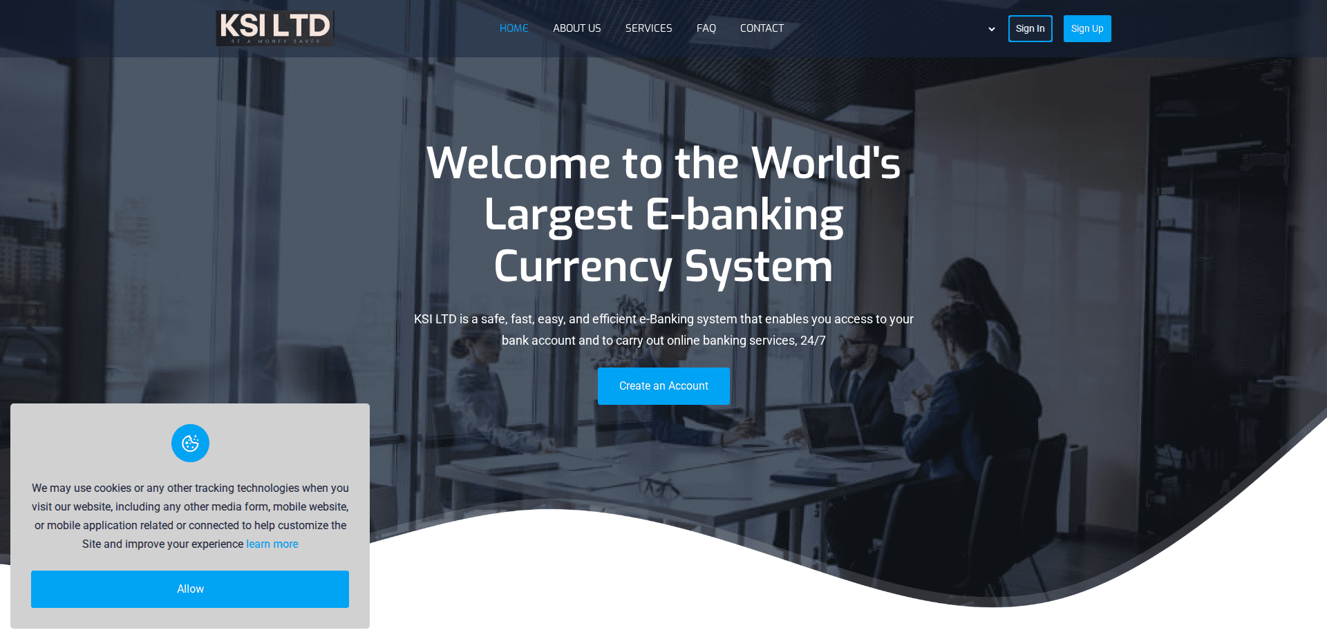 Website screenshot for https://ksiltd.in/ - 1