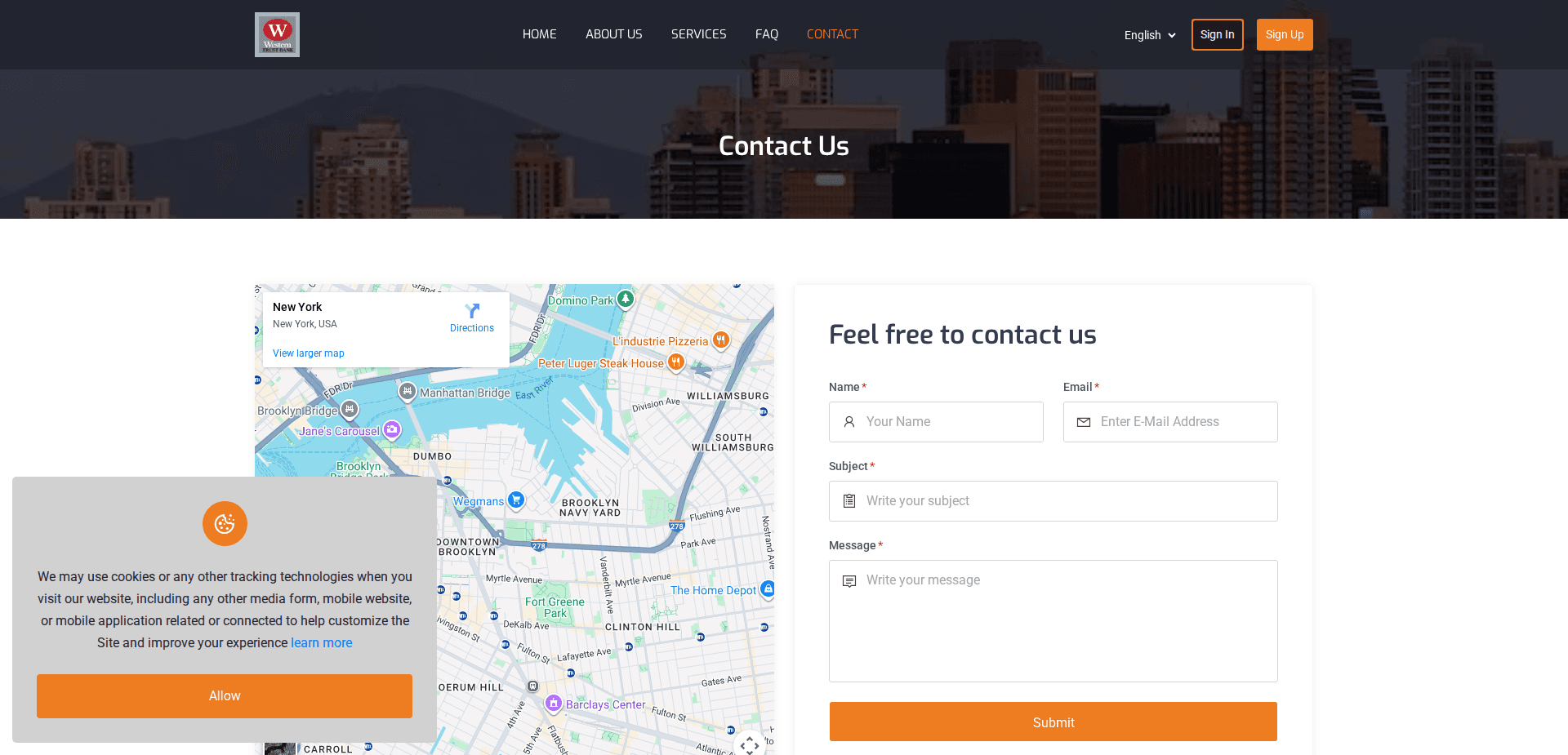 Website screenshot for https://westerntrustfcu.com/ - 2