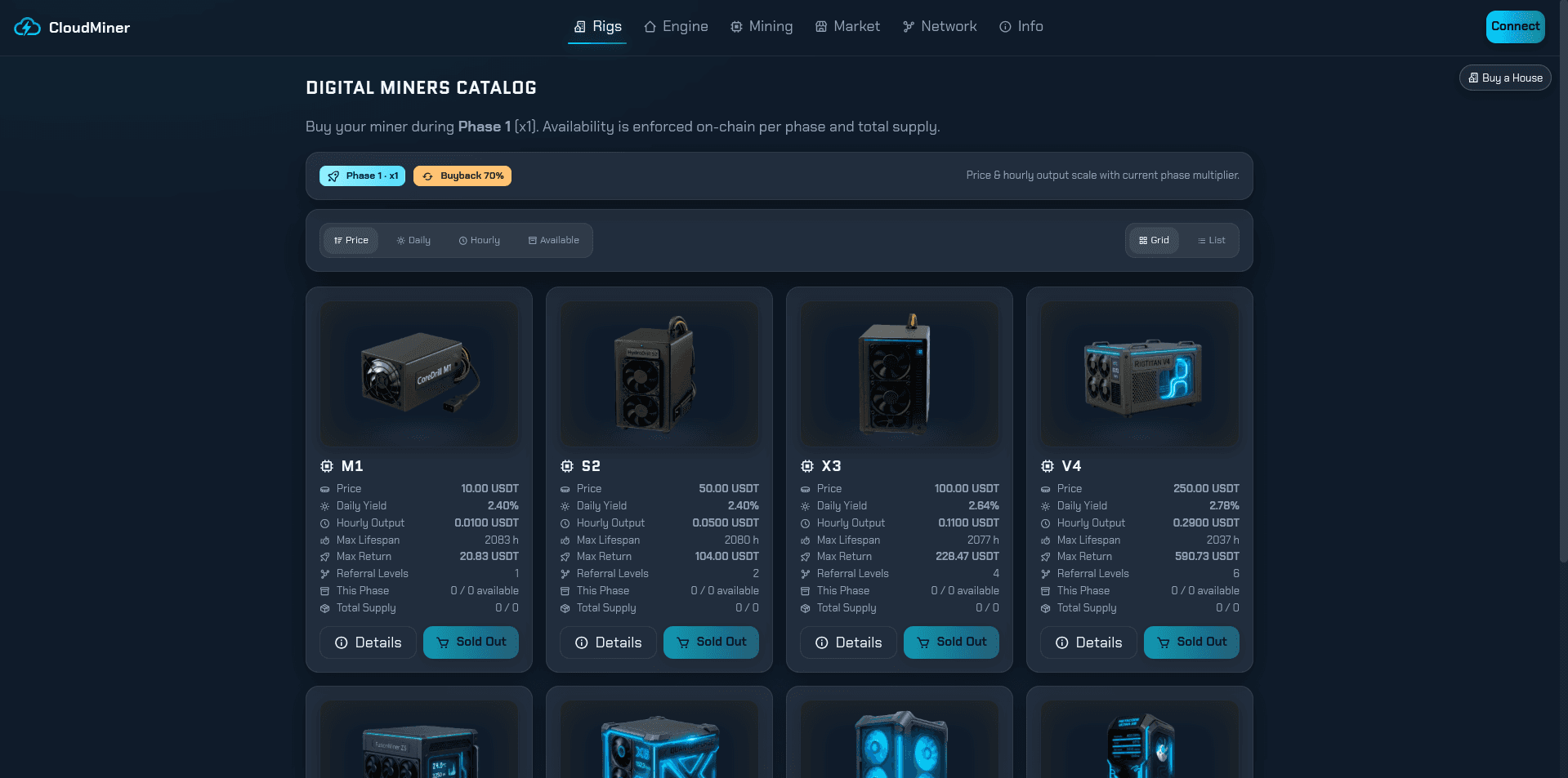 Screenshot cloudminernft.com - 1