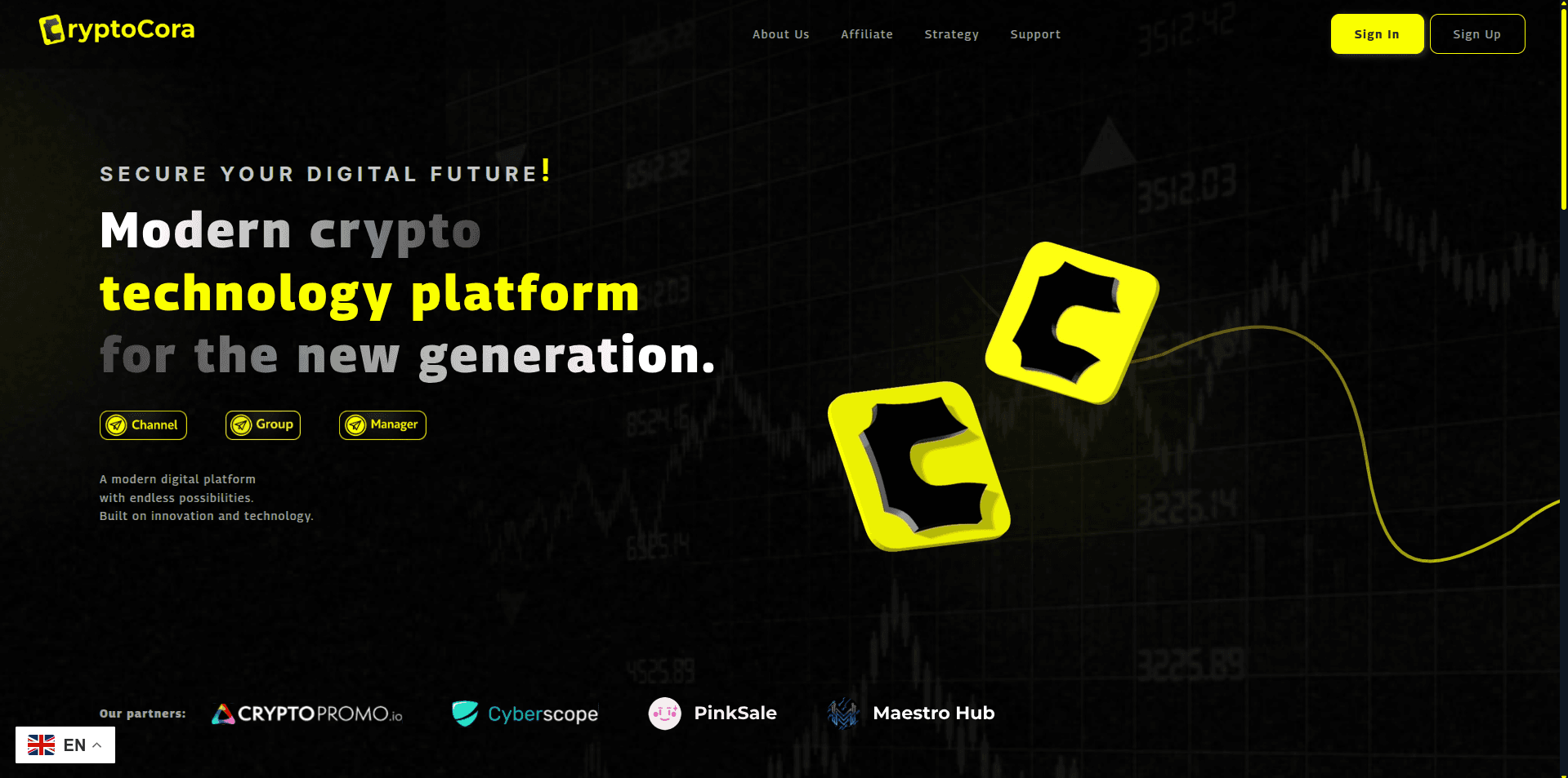 Screenshot cryptocora.cc - 1