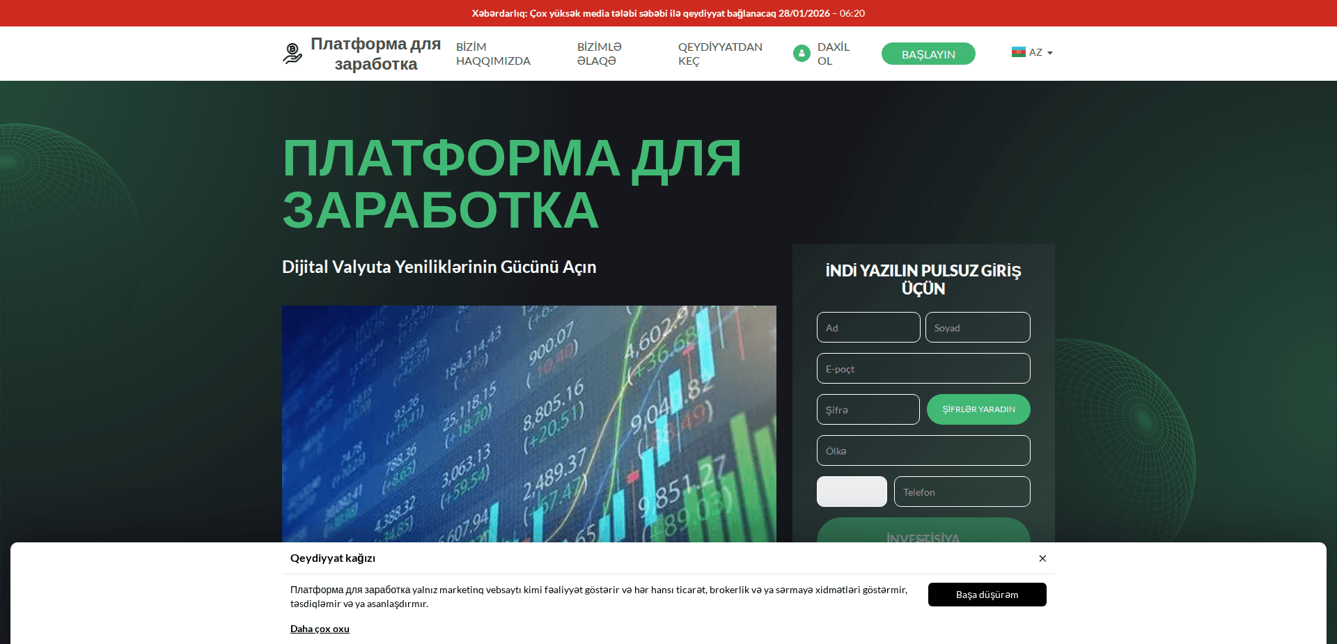 Website screenshot for https://earningplatform-app.com/ - 1