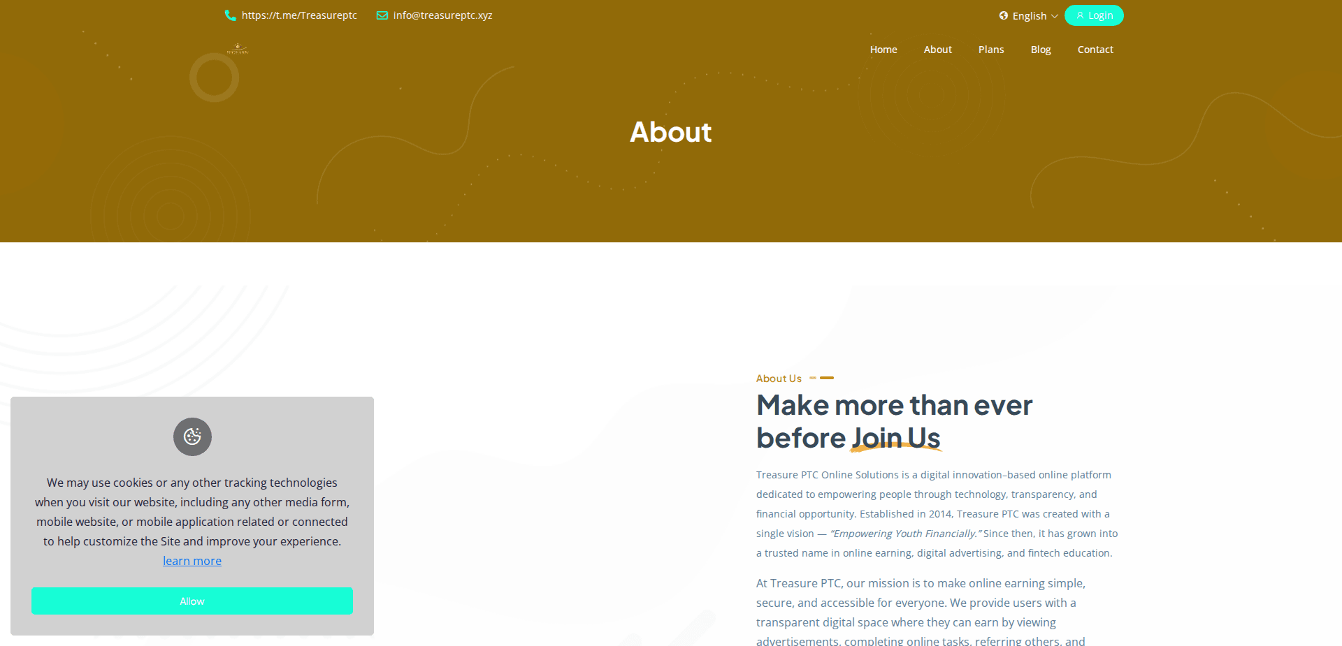 Website screenshot for https://bigearn.online/ - 3