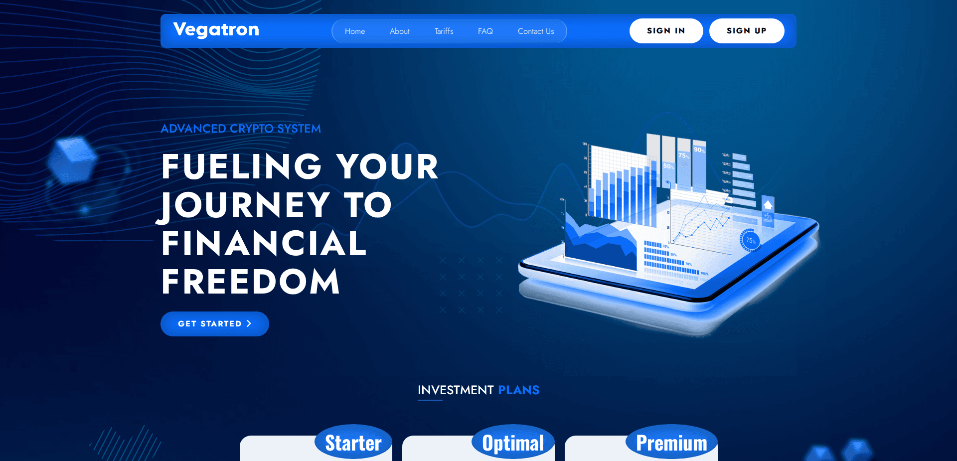 Website screenshot for https://vegatron.club/ - 1