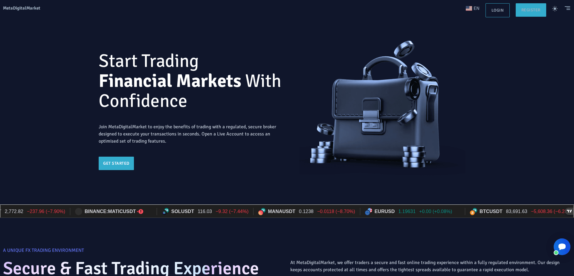 Website screenshot for https://metadigitalmarket.com/ - 1