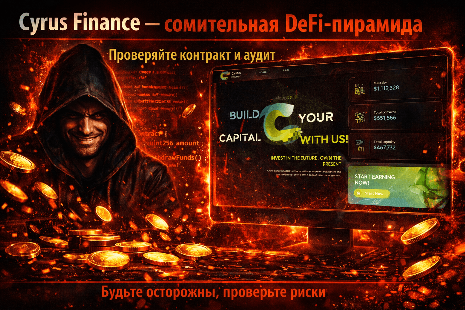 Cyrus Finance - честные отзывы, вебсайты и комментарии