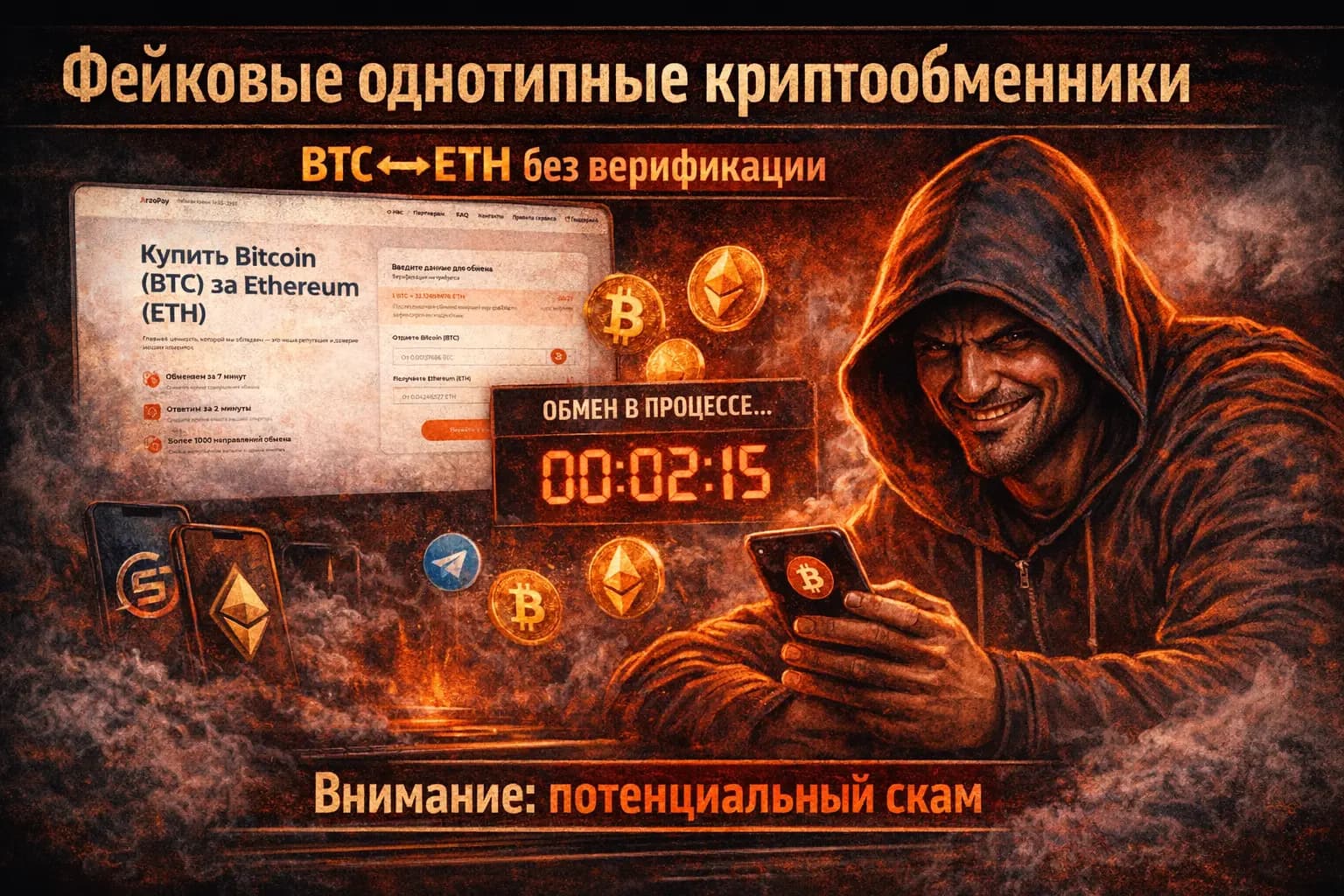 Фейк однородные обменники крипты - честные обзоры, вебсайты и комментарии