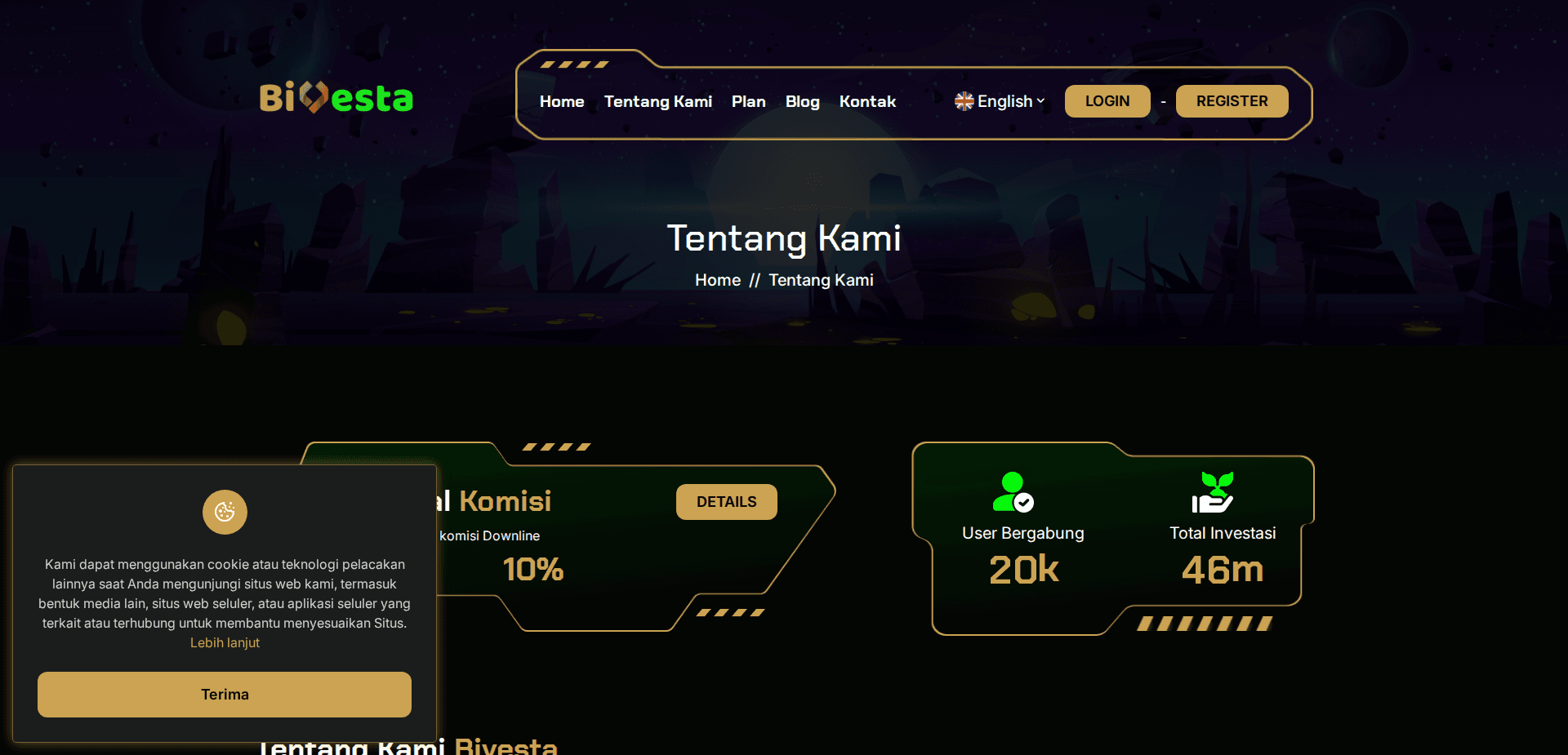 Website screenshot for https://bivesta.my.id/ - 3