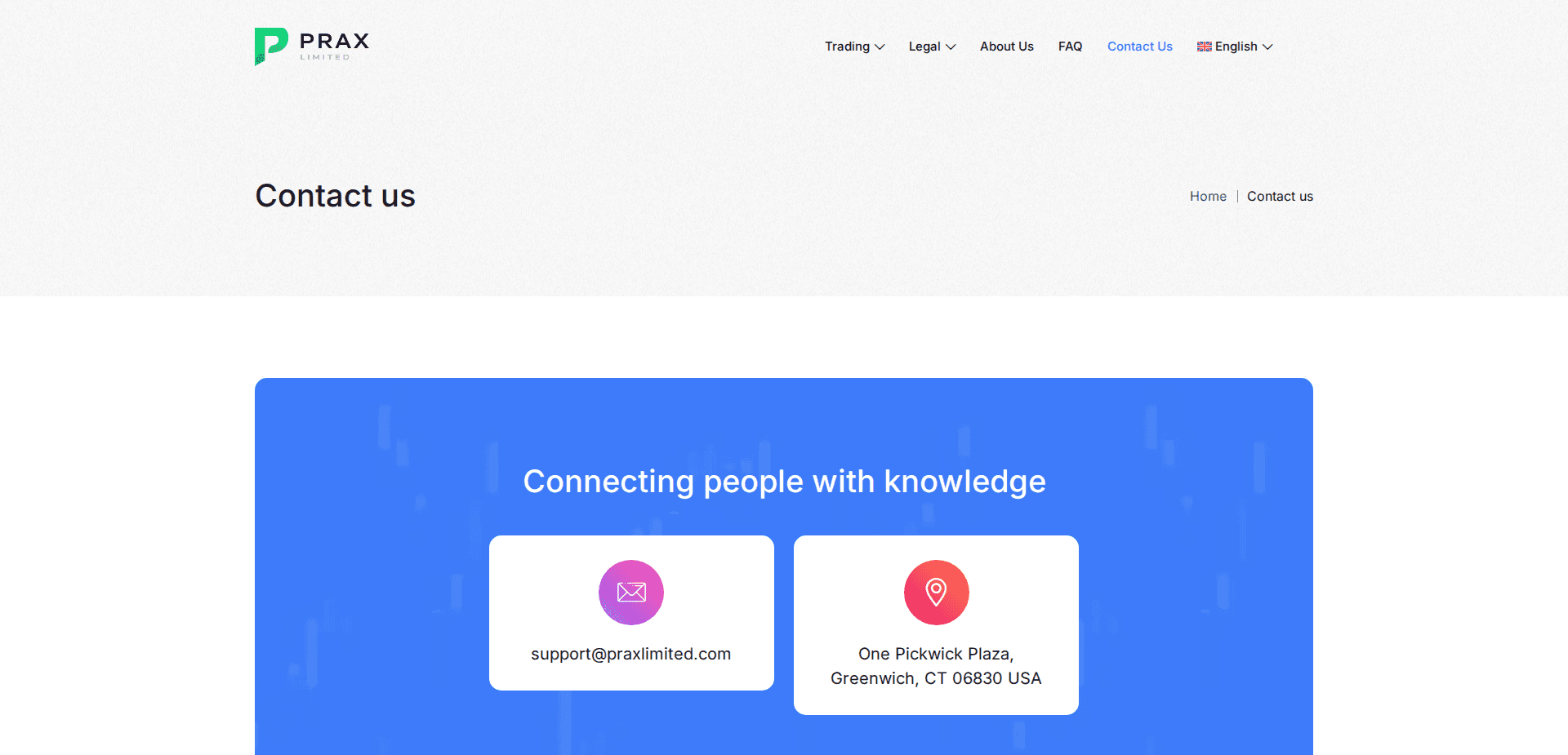 Website screenshot for https://praxlimited.com/ - 2