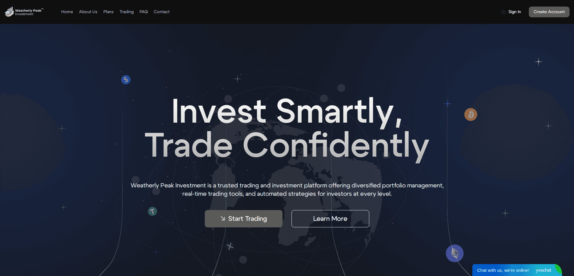 Website screenshot for https://weatherlypeakinv.com/ - 1