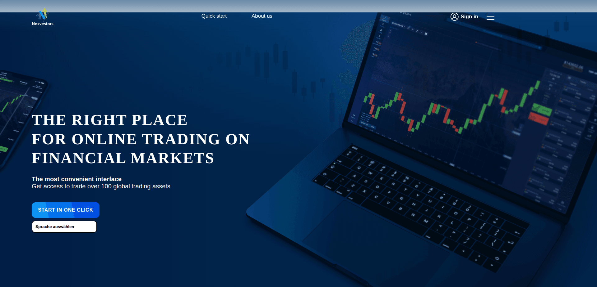 Website screenshot for https://nexvestors.com/ - 1