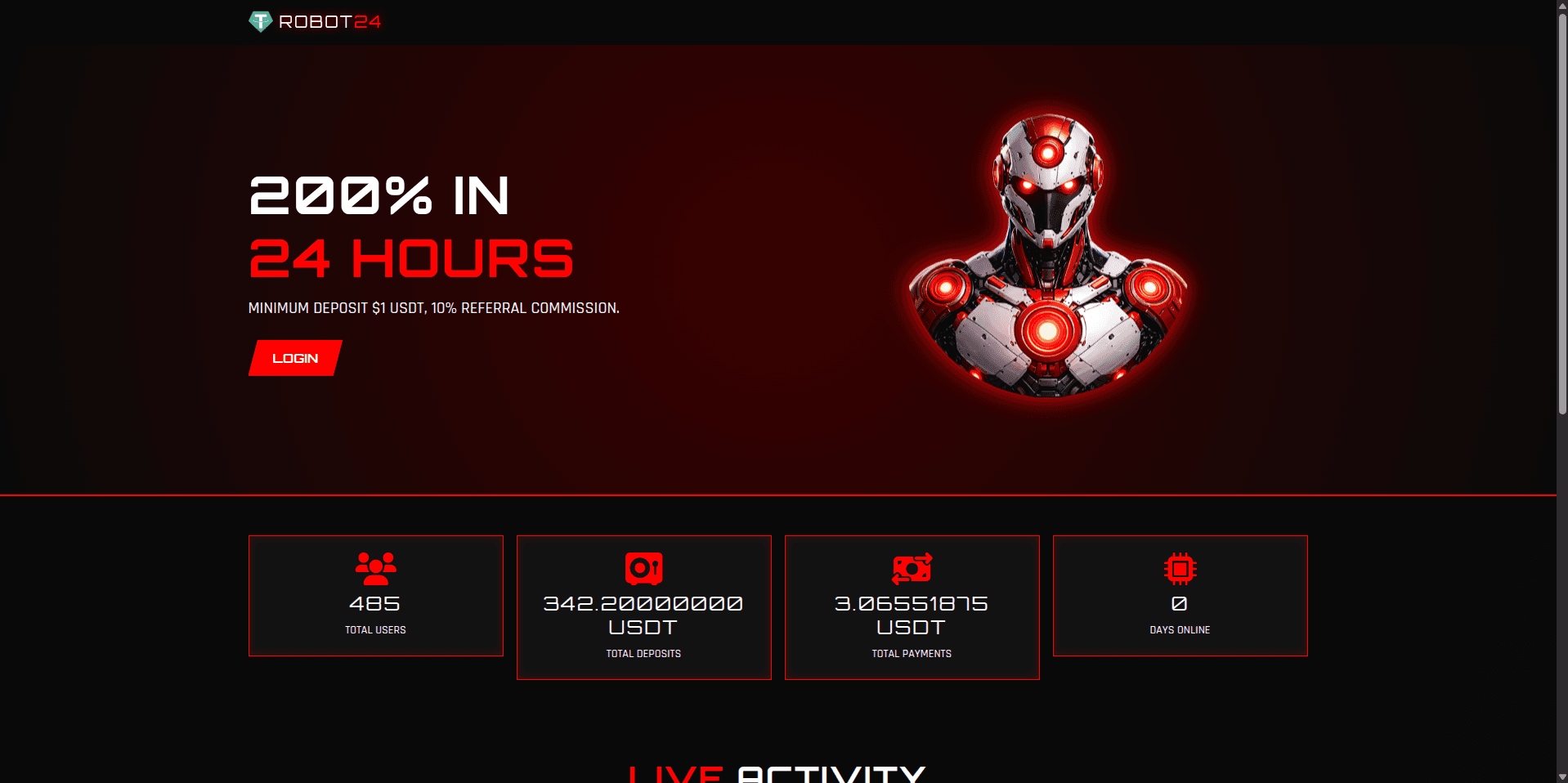 Screenshot robot24.store - 1