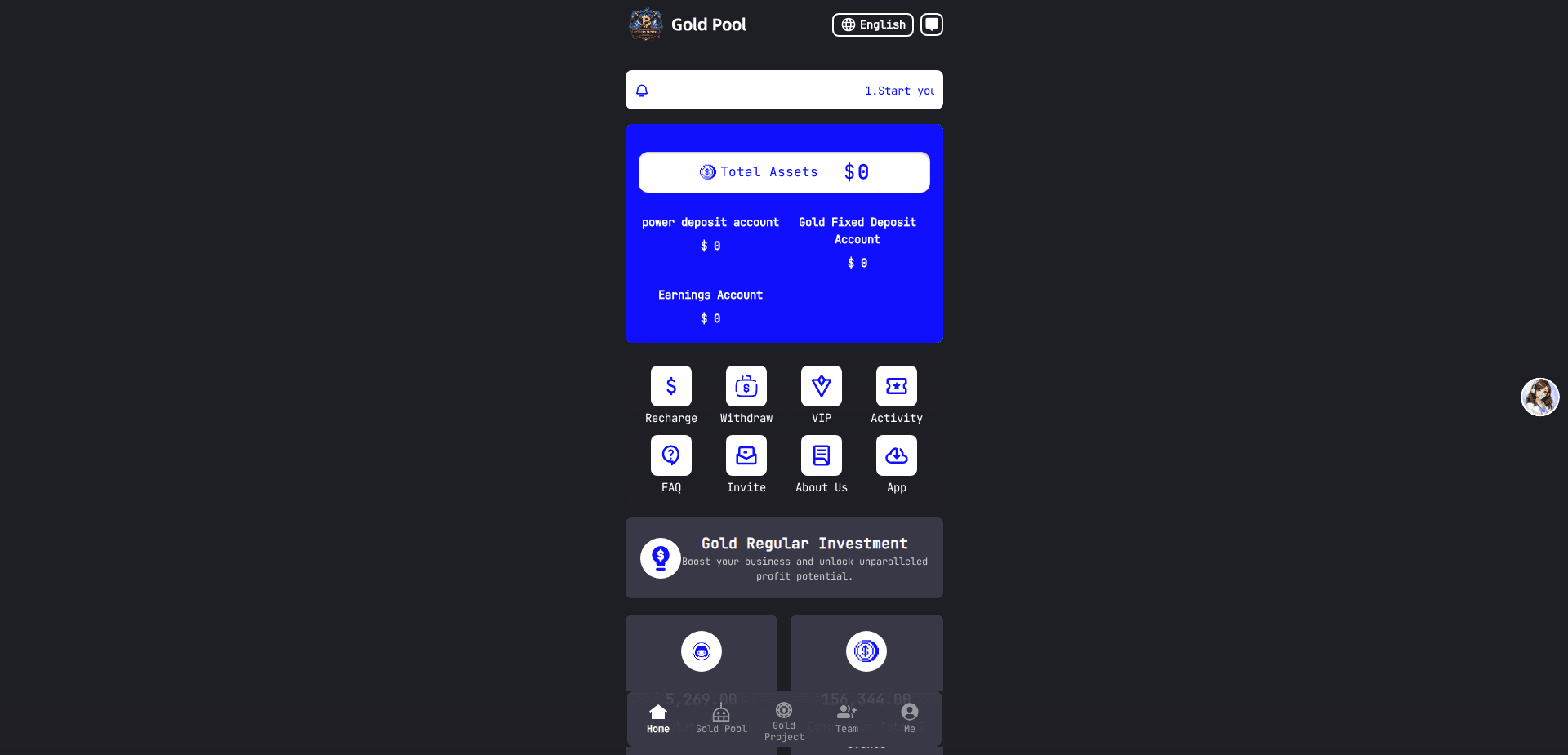 Website screenshot for https://goldblockchains.com/ - 1