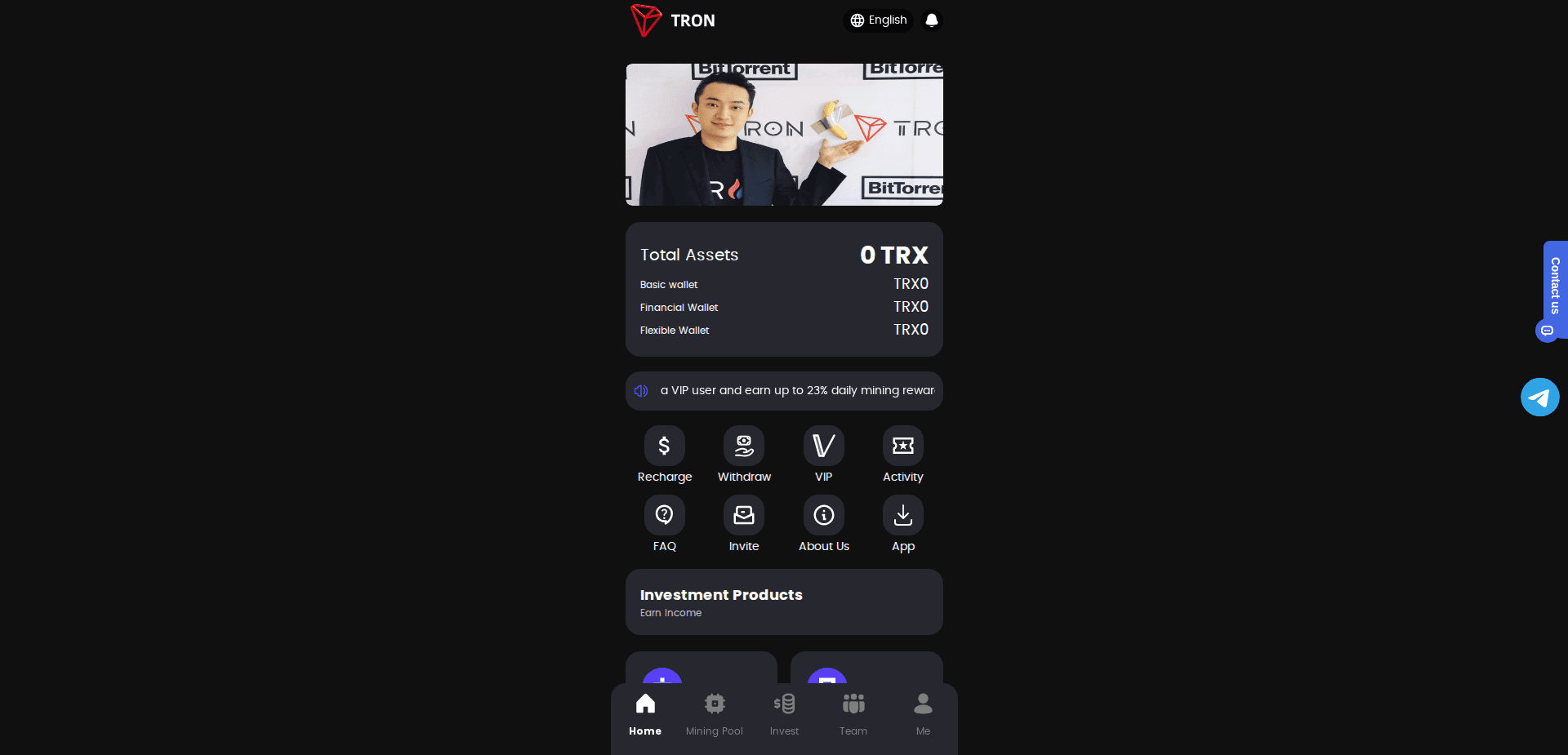 Website screenshot for https://www.tron.tax/ - 1