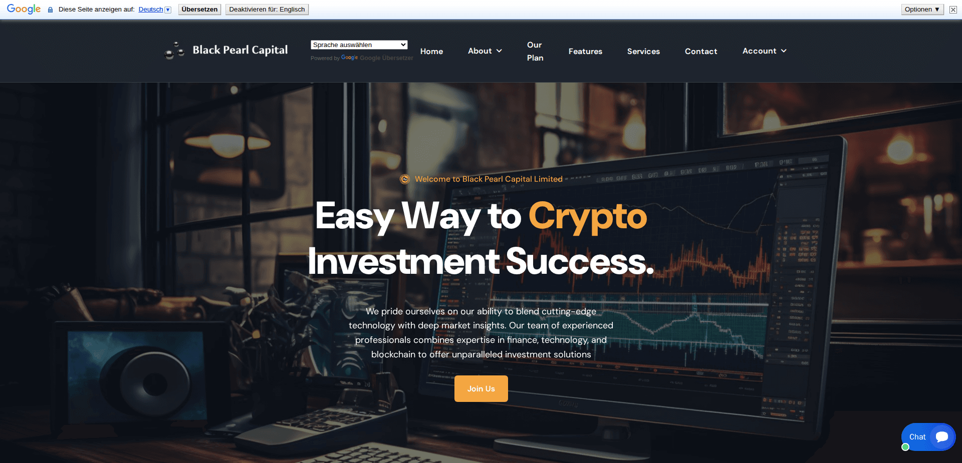 Website screenshot for https://blackpearlcasa.com/ - 1