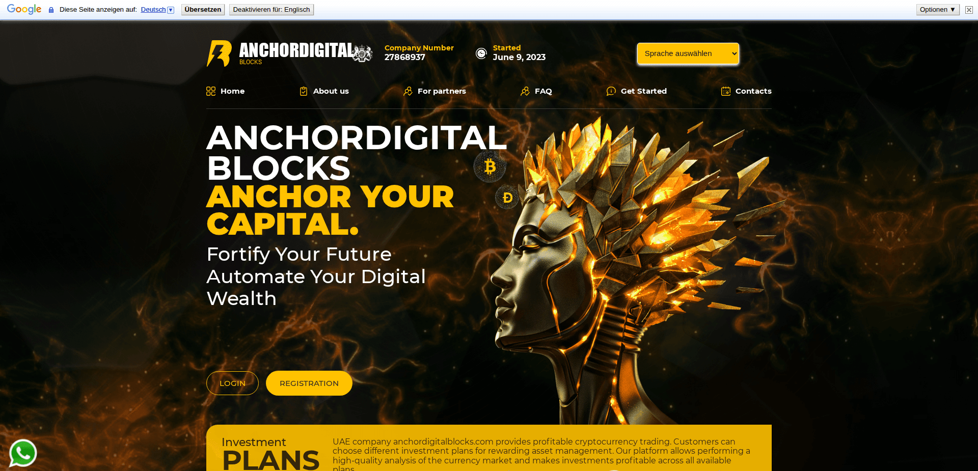 Website screenshot for https://anchordigitalblocks.com/ - 1