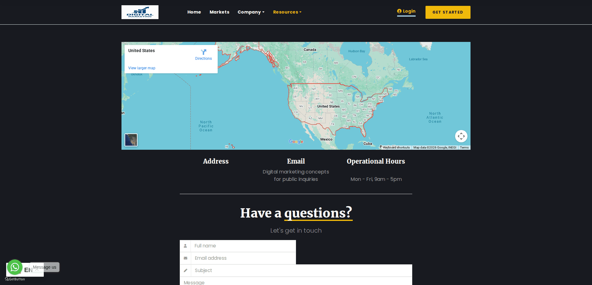 Website screenshot for https://digitalmarketingleverage.live/ - 2