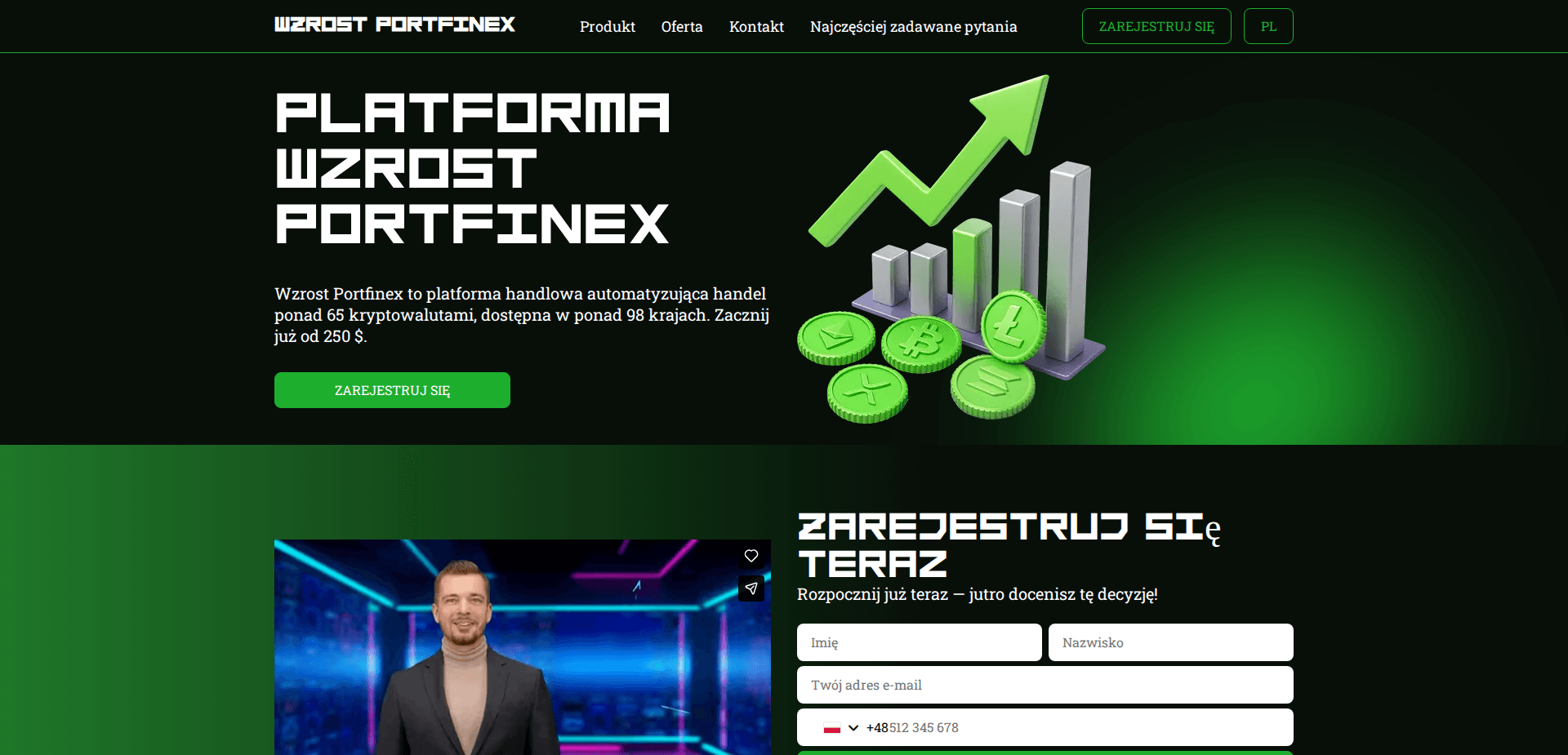 Website screenshot for https://wzrost-portfinex.com/ - 1