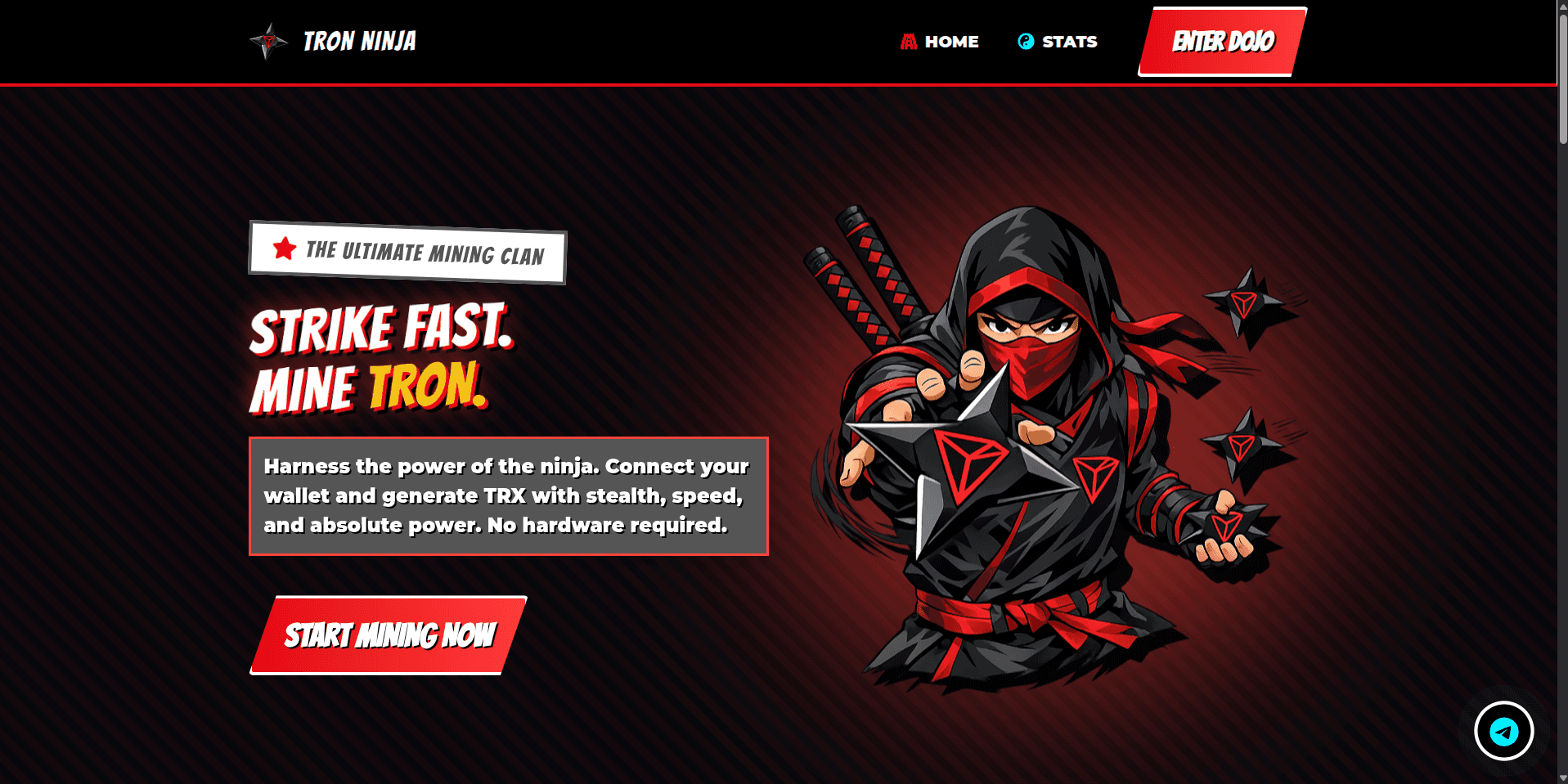 Screenshot tron-ninja.xyz - 1