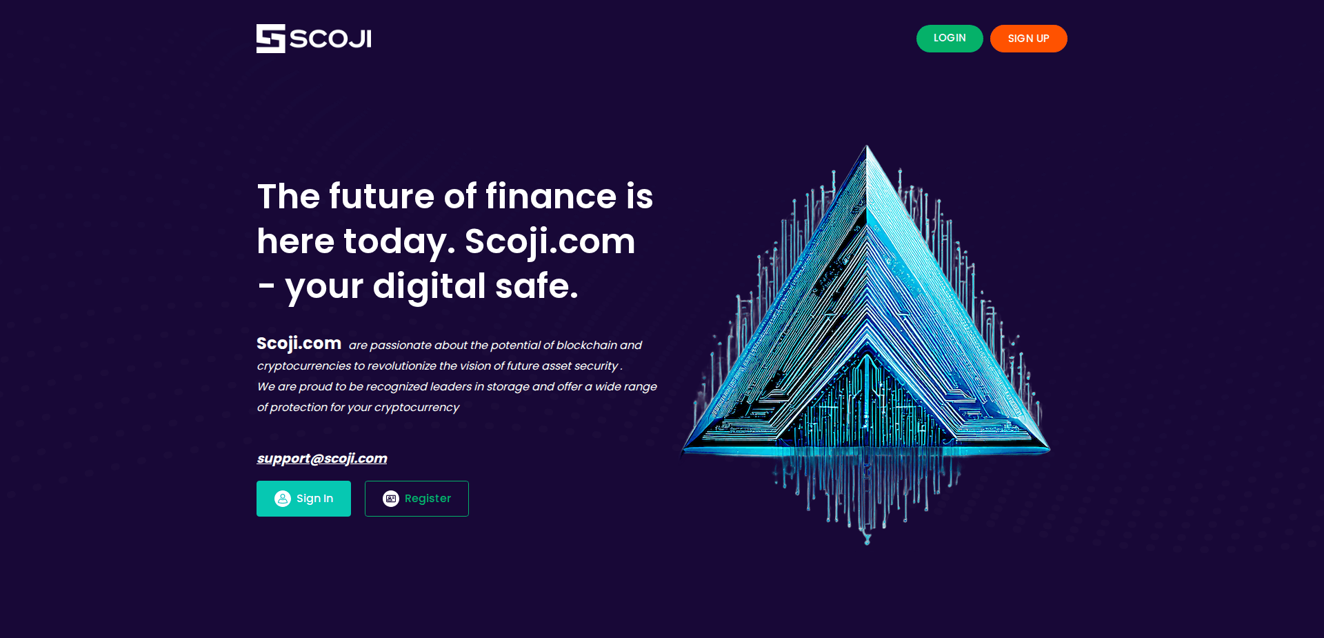 Website screenshot for https://scoji.com/ - 1